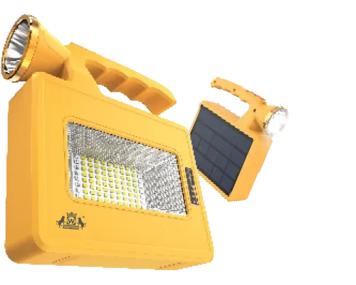 CAMPER - LED Solar Rechargeable Flood with Torch
